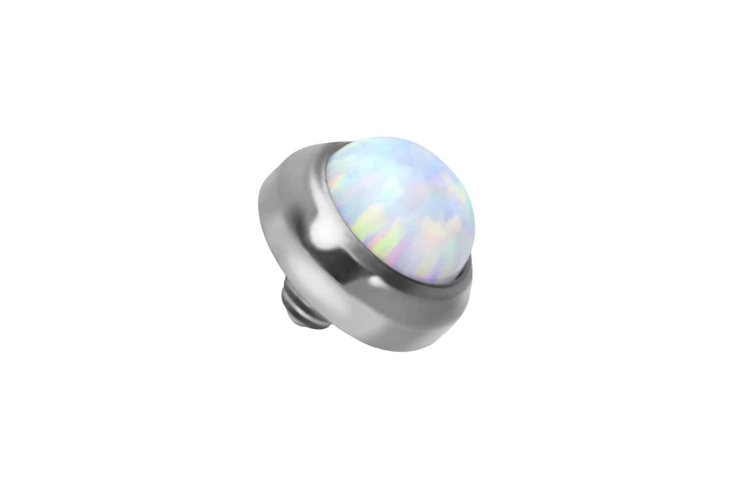 Titan Dermal Anchor Aufsatz DISC + SYNTHETISCHER OPAL von Piercingline